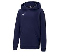 PUMA Unisex Kinder, teamGOAL 23 Casuals Hoody Jr Hoodie, Peacoat, 140