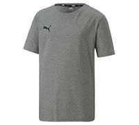 PUMA Unisex Kinder, teamGOAL 23 Casuals Tee Jr T-shirt, Medium Gray Heather, 152