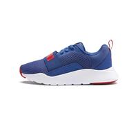 Puma Unisex-Kinder Wired Ps Laufschuhe, Blau (Galaxy Blue-High Risk Red 08)