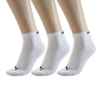 Puma Unisex Plain Quarter 3 pack