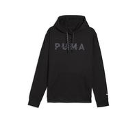 Puma Herren Cloudspun Branded Hoodie schwarz L