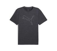 PUMA Unisex M TAD Essential Heather CAT Tee (CF Large cat) T-Shirts, Galactic Gray Heather, XXL