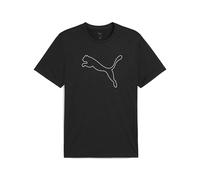 PUMA Unisex M TAD Essential Heather CAT Tee (CF Large cat) T-Shirts, PUMA Black Heather, 3XL