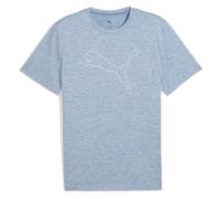 Puma M TAD Essential Heather CAT Tee (CF Large Cat) cool blue heather (34) L