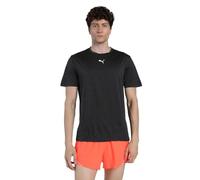Puma M TAD ESSENTIALS HEATHER CAT TEE Herren T-Shirt, schwarz, größe XXL