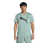 PUMA Unisex M TAD Essentials Solid Cat Tee (CF Big cat) T-Shirts, Green Moon,