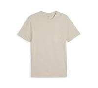 PUMA Unisex M TAD TECH Triblend Tee T-Shirts, Desert Dust,