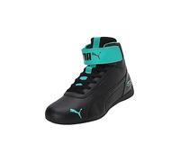 PUMA Unisex Mapf1 Neo Cat Mid Sneaker, Black Black Spectra Green, 44.5 EU