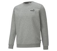 Puma Herren Essential Small Logo Crew Sweatshirt grau S
