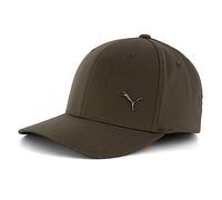 PUMA Unisex Metal Cat Flexfit Cap - Baseballkappe (Dark Olive, S-M)
