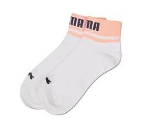 PUMA Unisex New Heritage Quarter Hosiery, White/orange, 39/42