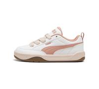 PUMA Unisex Park Lifestyle Sneaker, White-Deeva Peach-Island Pink, 42.5 EU