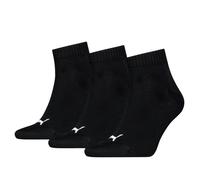 Puma Unisex Sportsocken Quarter Plain 3P 701230337-200 39-42 Black