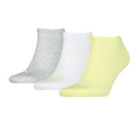 PUMA Unisex Plain Sneaker - Trainer Socks (3 Pack)