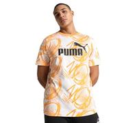 PUMA Unisex Power AOP Tee T-Stück, Clementine, M EU