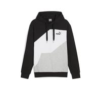 PUMA Unisex Power Colorblock Hoodie Tr Schweiß, Schwarz, L