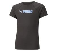PUMA Unisex Puma Fit Tee G T Shirt, Puma Schwarz, 152 EU