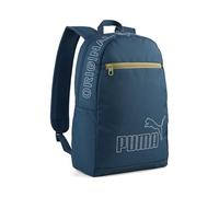 Rucksack PUMA "PHASE BACKPACK II", blau (midnight petrol), Rucksäcke, Netz, Obermaterial: 100% Polyester, unifarben, Rucksack, mit weich gefüttertem Fach, mit mehreren Taschen (84755201-0) midnight pe