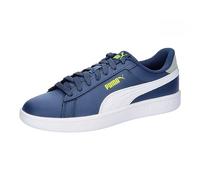 PUMA Unisex PUMA SMASH 3.0 L JR Sneaker, PERSIAN BLUE-PUMA WHITE-LIME SMASH-COOL MID GRAY, 37 EU
