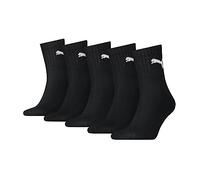 PUMA Unisex Puma Unisex Short Crew (5 Pack) Socks, Schwarz, 35-38 EU