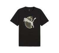 PUMA Unisex Pumatech Graphic Tees, Puma Schwarz, L EU