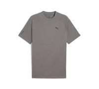 PUMA Unisex PUMATECH Tee T-Shirts, Cast Iron, M
