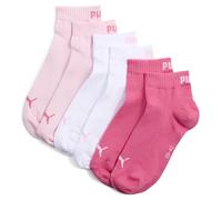 PUMA Unisex Plain Recycled Cotton Quarter Sock, Pink Lady, 39-42 (3er Pack)