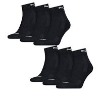 Puma Unisex Quarter Socke, 5er Pack | Die Puma Quarter Socken: Komfortabler Abschluss, extra glatte Zehennaht und elastisches Bündchen. Ideal für Sport.