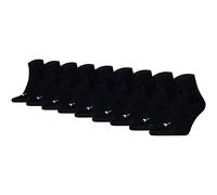 PUMA Unisex Quarter Socken, 9er Pack - Quarter Plain ECOM 9P, Logo, einfarbig 43-46 Schwarz