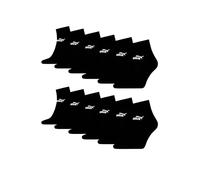 PUMA Unisex Quarter Socken Sneaker knöchelhoch für Damen Herren 12er Pack, Farbe:001 - black, Socken & Strümpfe:43-46