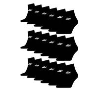 PUMA Unisex Quarter Socken Sneaker knöchelhoch für Damen Herren 18er Pack, Farbe:001 - Black, Socken & Strümpfe:39-42