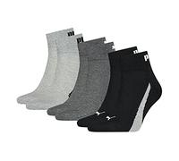 PUMA Unisex Quarter Socks (3 Pair Pack)