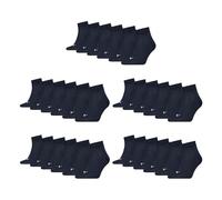 PUMA unisex Quarter Sportsocken Kurzsocken Socken 15 Paar, Farbe:Blau, Menge:15 Paar (5x 3er Pack), Größe:47-49, Artikel:-321 navy