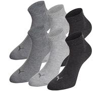 PUMA Unisex Quarters Socken Sportsocken 6er Pack anthracite 800 - 43/46