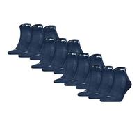 Kurzsocken PUMA "Socken Cushioned Quarter 12P 12er Pack", Herren, Gr. 39-42, blau, Obermaterial: 82% Baumwolle CO. 16% Polyester PES. 1% Elasthan EL. 1% Polyamid PA., Socken (71237735-39) blau