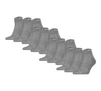Kurzsocken PUMA "Socken Cushioned Quarter 12P 12er Pack", Herren, Gr. 43-46, grau, Obermaterial: 82% Baumwolle CO. 16% Polyester PES. 1% Elasthan EL. 1% Polyamid PA., Socken (54730746-43) grau