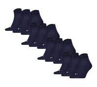 Kurzsocken PUMA "Socken Quarter Plain 12P 12er Pack", Herren, Gr. 39-42, blau, Obermaterial: 68% Baumwolle CO. 18% Polyamid PA. 12% Polyester PES. 2% Elasthan EL., Socken (71469126-39) blau