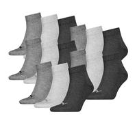 PUMA Herren Socken UNISEX QUARTER PLAIN 3P (701230337) 39-42 ANTHRACI/L MEL GREY/M MEL GREY