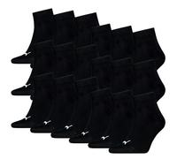 PUMA Unisex Quartersocken 18 Paar aus Baumwollmix, kurze Socken für Damen und Herren