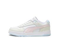 PUMA Unisex RBD GAME LOW Low-Top Trainers, PUMA WHITE-FROSTY PINK-VAPOR GRAY-ICY BLUE-PUMA GOLD, 36 EU
