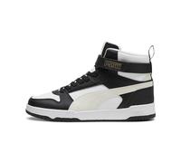 PUMA Unisex RBD Game Sneaker, White Black-Vapor Gray, 38.5 EU