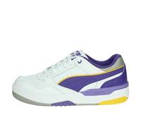 PUMA Unisex Rebound Retro Sneaker, White-Team Violet-Yellow Sizzle, 38 EU