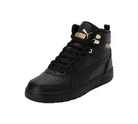 PUMA Unisex Adults Rebound Rugged Sneaker, Black Black Team Gold