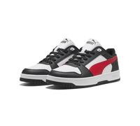 Puma Unisex Rebound SLAM LO Sneaker, Schwarz Rot Weiß, Größe 43