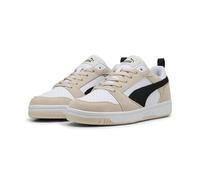 PUMA Unisex Rebound V6 Low Sd Sneaker, Alpine Snow Schwarz Weiß, 44 EU