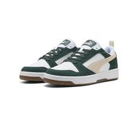 Puma Sneaker Rebound V6 Low SD Unisex Green Terrain/Alpine Snow Weiß Größe 44,5 EU