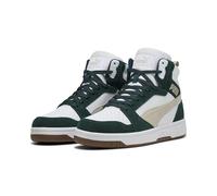 Puma Unisex Rebound V6 SdSneaker, Puma White Desert Dust Green Terrain, 42.5 EU