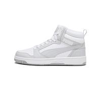 PUMA Unisex Rebound V6 Turnschuhe, Puma White Ash Gray, 40.5 EU