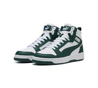 PUMA Unisex Rebound V6 Sneaker, White-Dark Myrtle, 37 EU