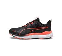 PUMA Unisex Reflect LITE Trail Straßen-Laufschuh, Black-Glowing RED, 36 EU